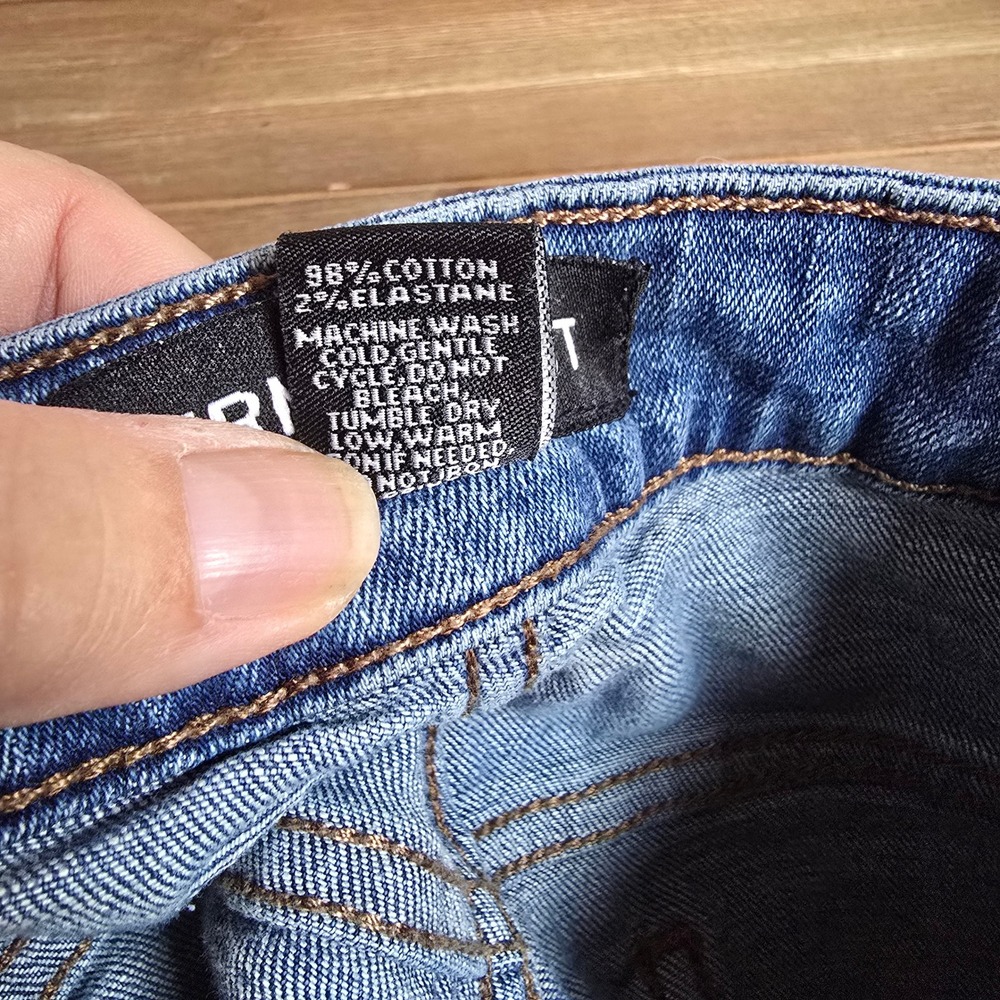 PERMANENT‎ Women's Blue Denim Utility Cargo Pants Size 14 - Picture 8 of 9